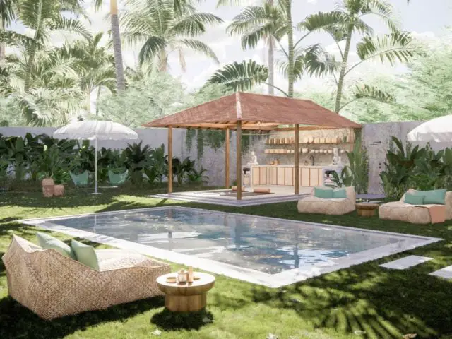 vacances voyage sri lanka villa moderne location jardin avec piscine privative terrasse couverte sala cocotier