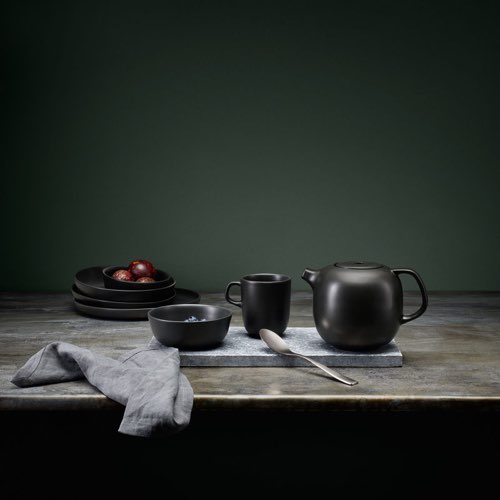 vaisselle design noir et blanc Tasse Nordic kitchen céramique noir / Grès - 30 cl