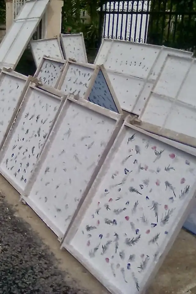 visiter luang prabang laos artisanat local fabrique de papier à voir