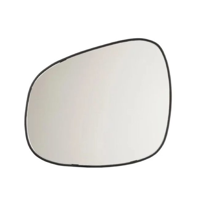 deco arrondie petit prix moderne Miroir asymétrique petit format fer