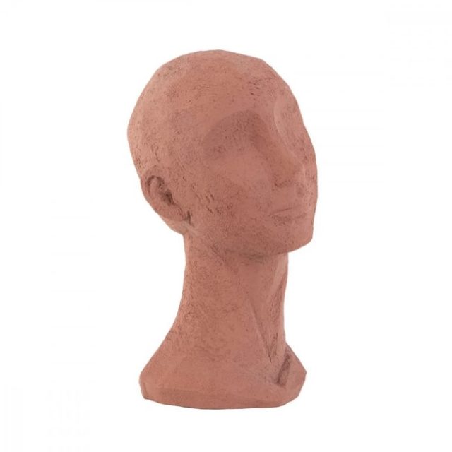 deco salon couleur terracotta pas cher Statue en polyrésine terracotta H 28,4cm