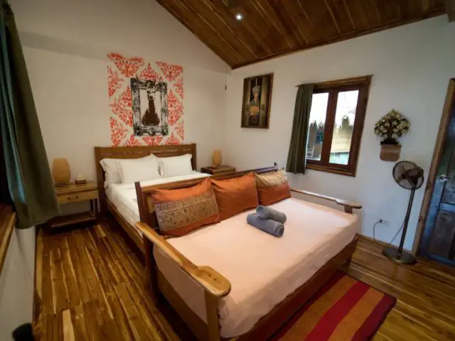 hebergement insolite voyage Luang Prabang chambre double confortable au calme éco-lodge