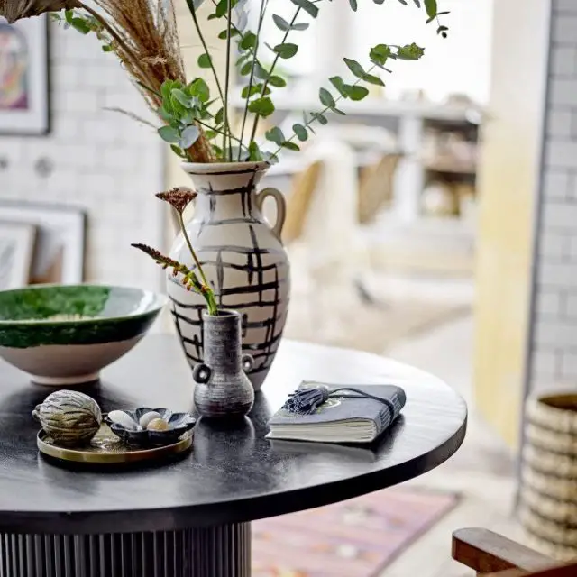 ou trouver decoration boheme tendance drawer Vase en grès céramique ø16cm