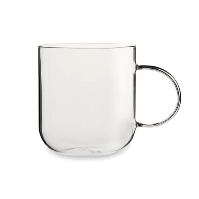 ou trouver vaisselle moderne et minimale Verre avec anse, résistant à la chaleur, 400 ml