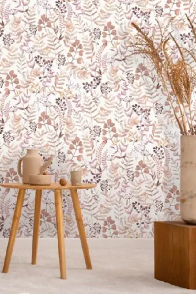 papier peint nature chic pas cher Papier peint intissé Botanique olivia rose