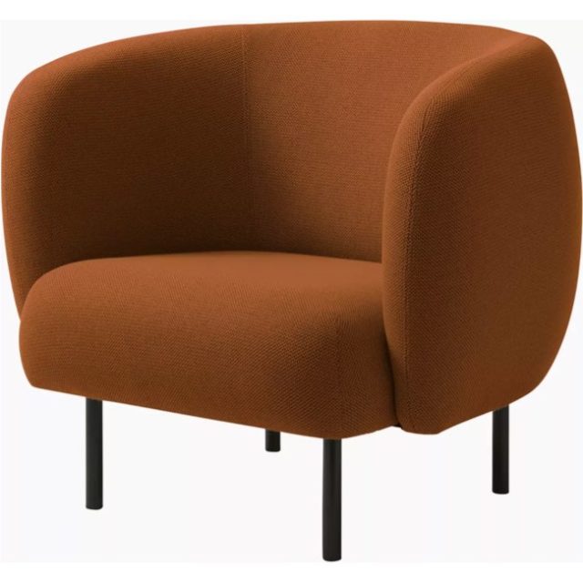 salon deco design couleur terracotta Fauteuil terracotta