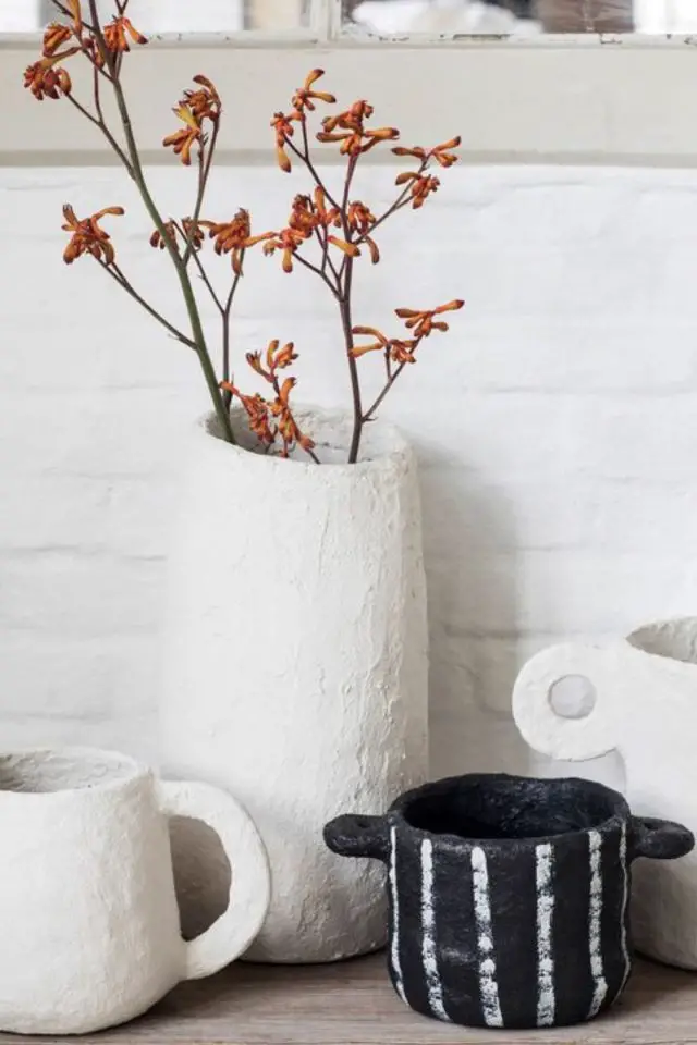 slow deco objet decoratif tendance vase cache-pot couleur naturel intérieur neutre