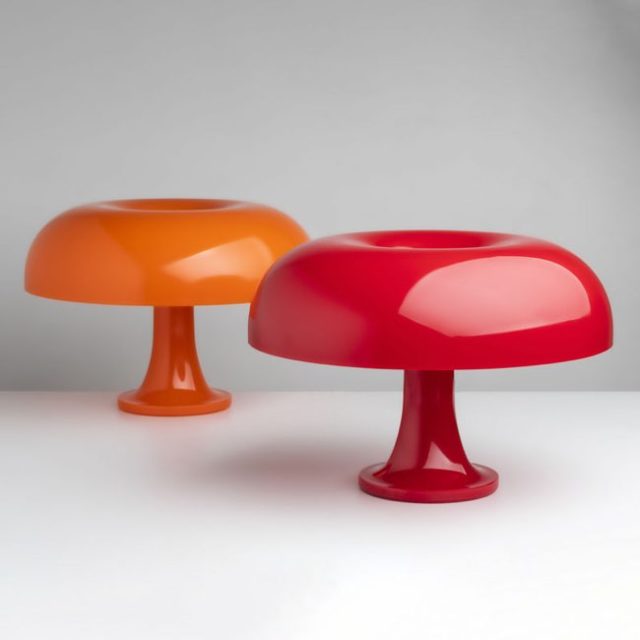 cadeau noel design LAMPE DE TABLE NESSINO PLASTIQUE ORANGE