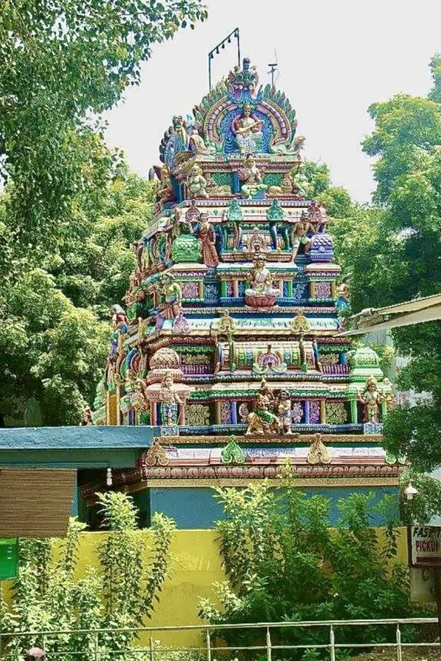 conseils premier voyage en inde temple hindou Tamil Nadu couleur