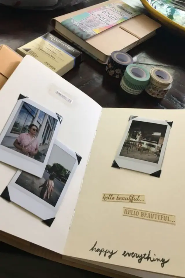 debuter carnet de voyage conseil journal photos souvenirs