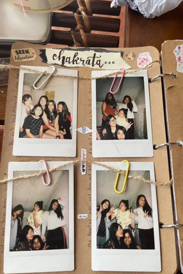 debuter carnet de voyage photo Polaroid classeur souvenir facile