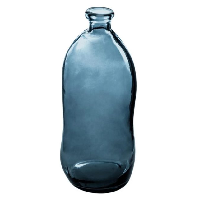 deco verre recycle la redoute Vase bouteille verre recyclé H73