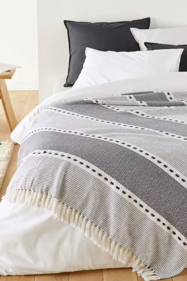 linge de lit moderne chaud hiver Dessus de lit en coton
