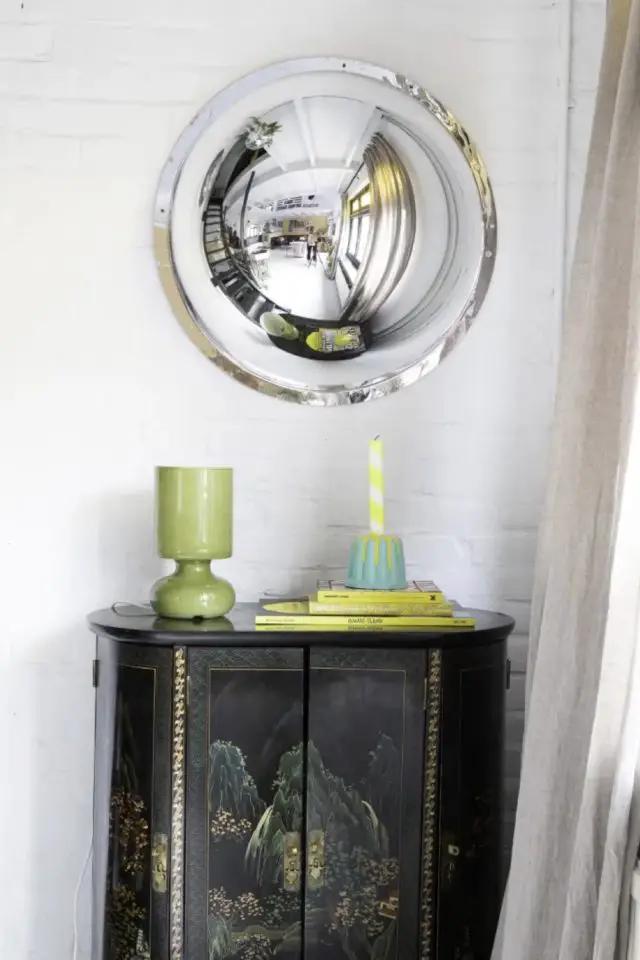 visite deco loft vintage eclectique meuble ancien récupéré seconde vie petite lampe rétro vintage