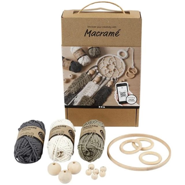 cadeau kit loisirs creatif a offrir Kit DIY Découverte - Macramé