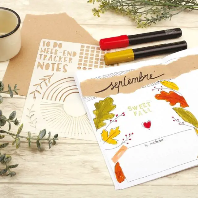 cadeau kit loisirs creatif a offrir Kit DIY Bullet Journal