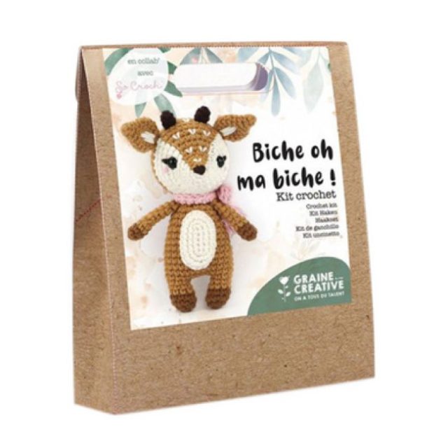 cadeau noel kit loisirs creatifs Kit de crochet animal Biche