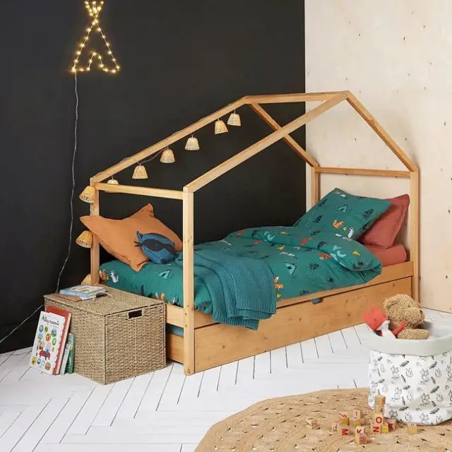 chambre enfant ou acheter lit cabane Lit cabane en pin massif avec sommier
