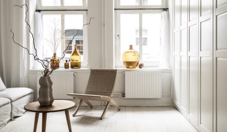 decoration minimaliste cosy visite maison exemple couleur matériaux neutre doux fonctionnel