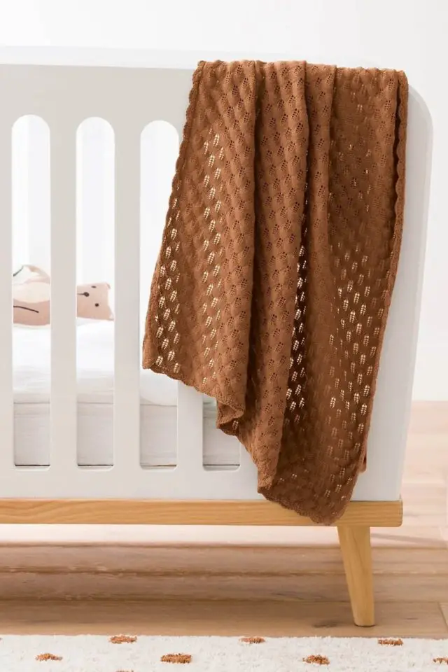 idee cadeau noel chambre bebe Couverture bébé en coton