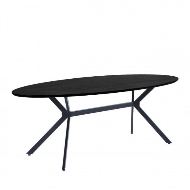 meuble design salle a manger drawer Table à manger en bois et métal 220x100cm