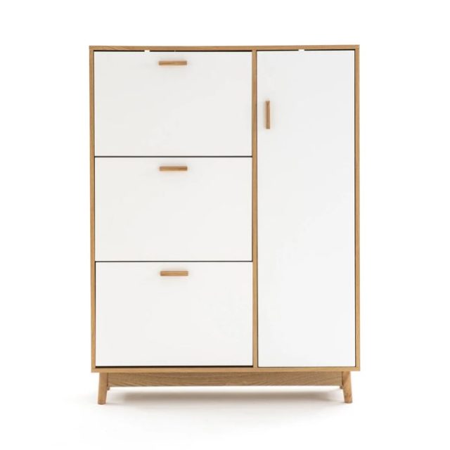 mobilier la redoute petite entree 3m3 Meuble à chaussures Sheldon, 3 abattants, 1 porte