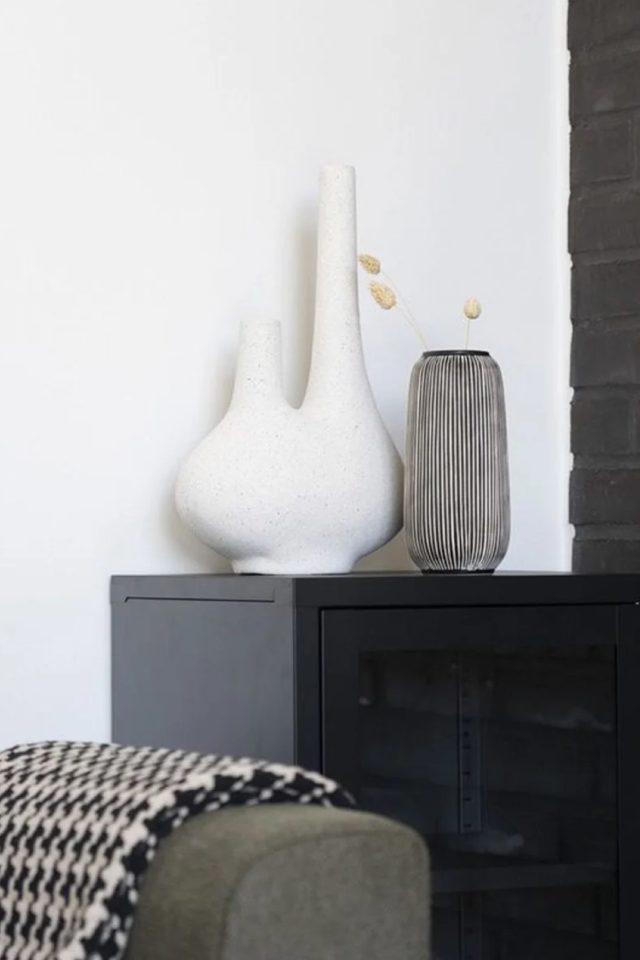 objet decoratif a poser entree pas cher Vase en céramique ø9cm