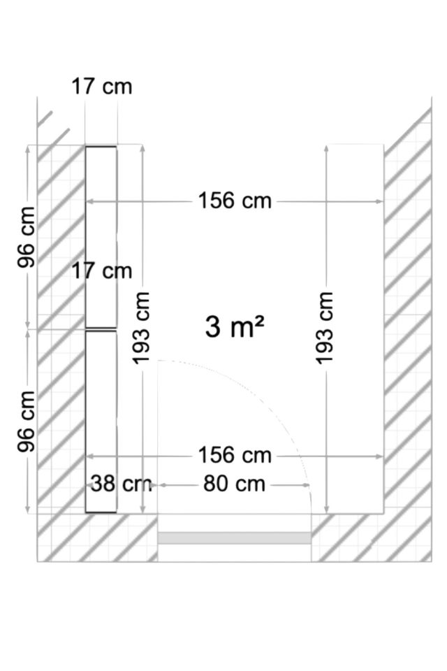 plan amenagement entree 3m2 ouverte sur pièce de vie exemple agencement meuble