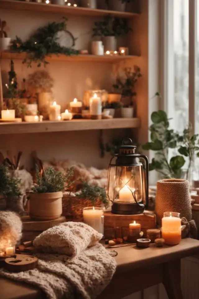 deco hygge caracteristiques maximalisme bougies photophore lanterne cosy chaleureux