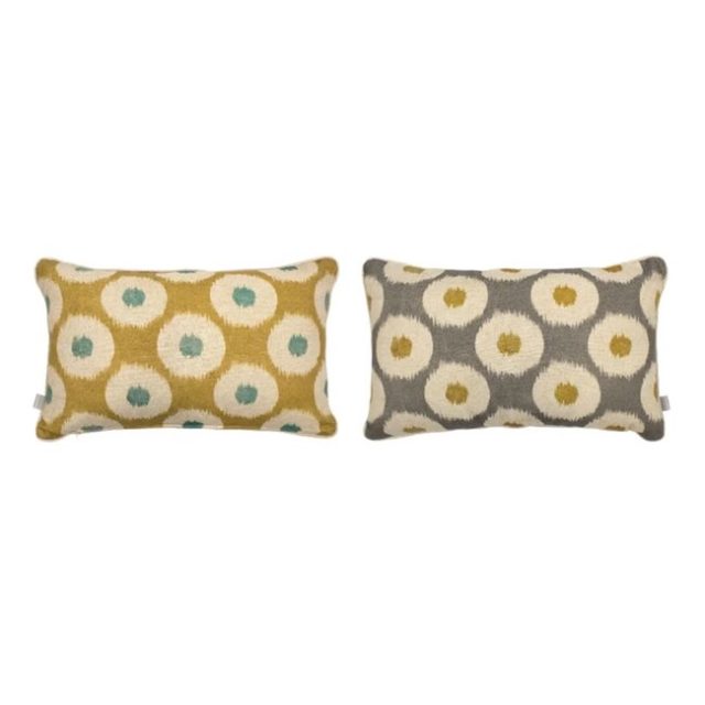 decoration textile esprit funky Lot de 2 housses de coussin