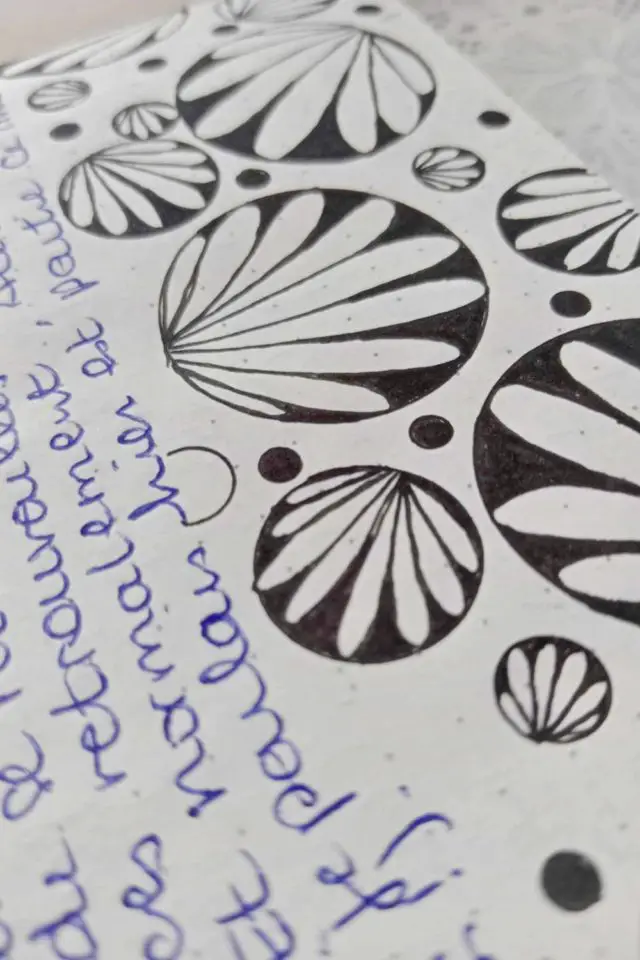 journal de voyage 2023 dessin facile noir et blanc