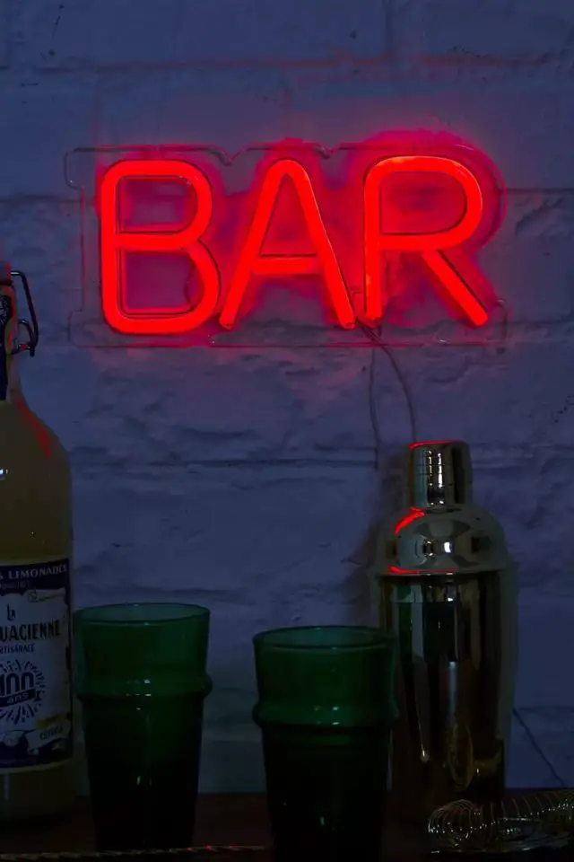 luminaire moderne couleur Mini enseigne lumineuse LED Bar