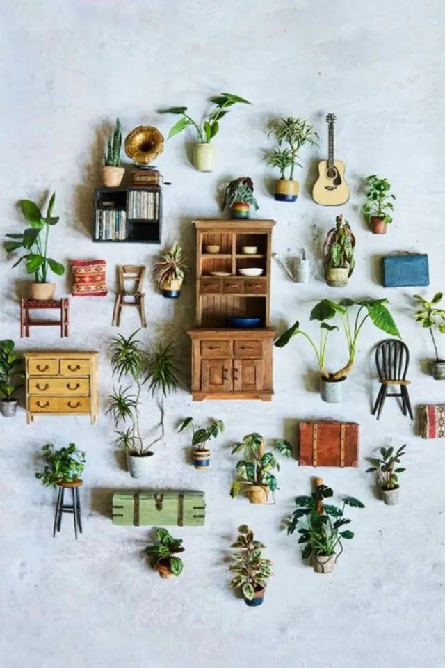 maison miniature loisirs creatifs adulte meuble et objets décoratifs modèle réduit passe-temps slow