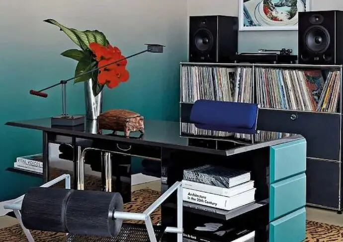 appartement inspirations annees 50 france élégant meuble design vintage revêtement d'exception