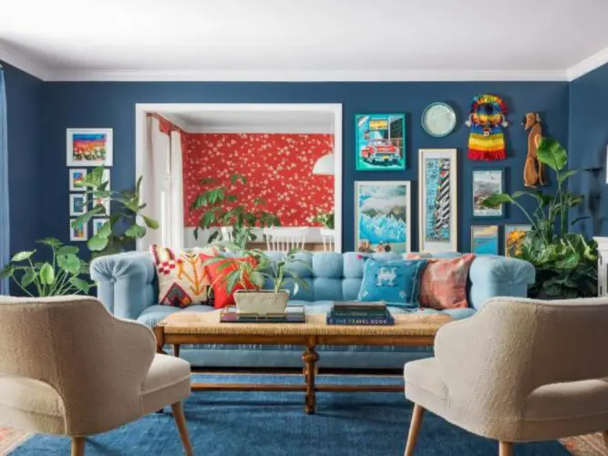 Une maison de couleurs et de motifs | visite déco