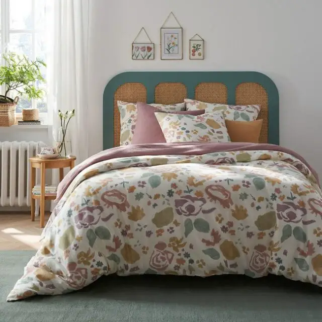 meuble couleur moderne la redoute Tête de lit cannage de rotin