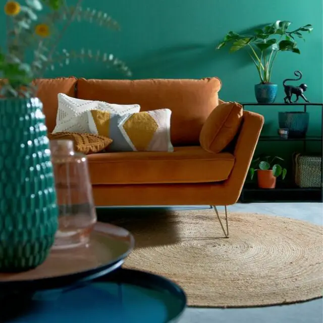 meuble couleur moderne la redoute Canapé velours 3, 4 ou 5 places
