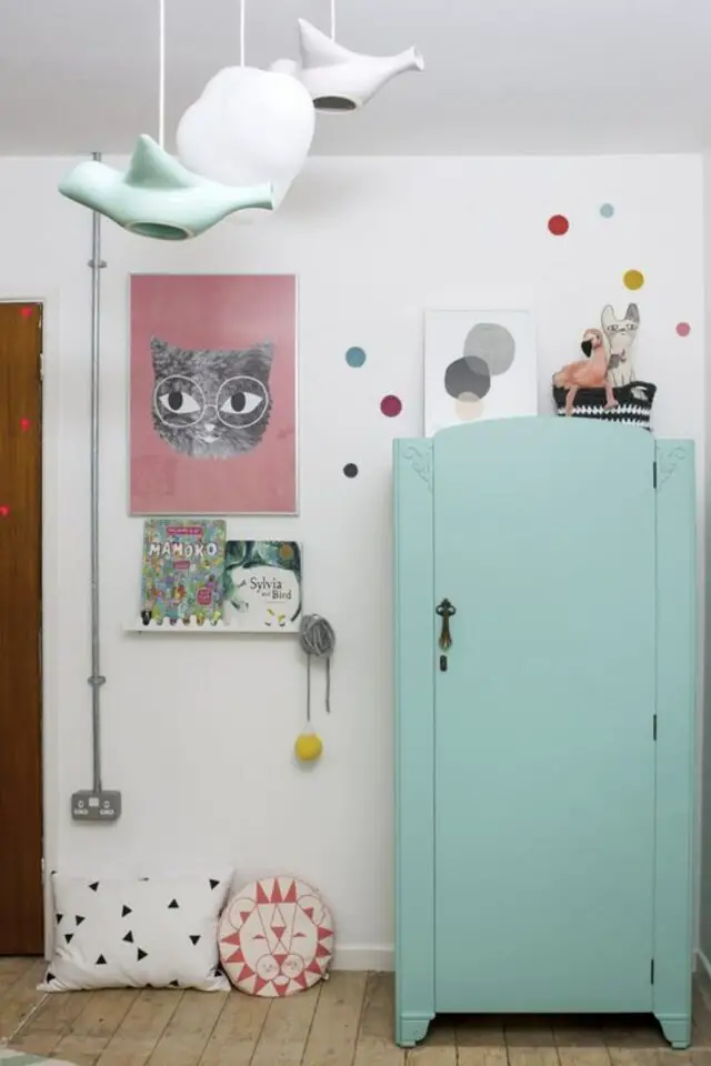 armoire deco chambre enfant meuble ancien relooké peinture verte armoire deco chambre enfant meuble ancien relooké peinture verte