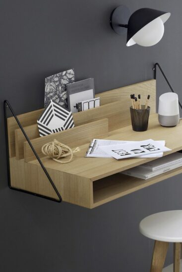 Installer un bureau mural pour un espace de travail malin