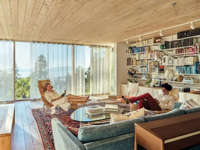 construction maison neuve respect environnement séjour confortable et design bibliothèque murale baie vitrée construction maison neuve respect environnement séjour confortable et design bibliothèque murale baie vitrée