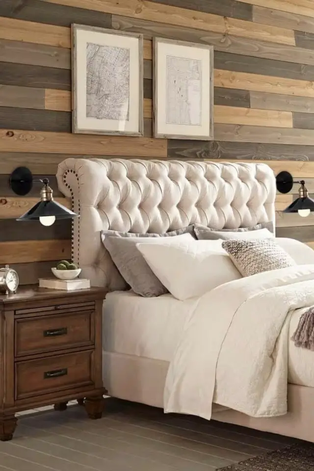 Applique murale rétro vintage en métal noir et doré