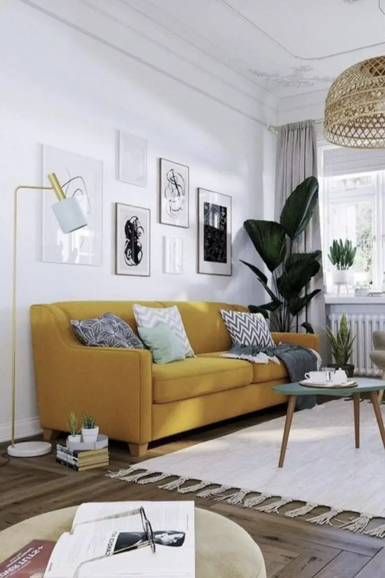Du jaune dans le salon | couleur déco