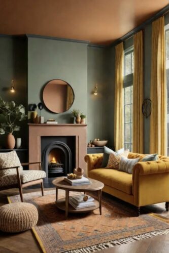 Du jaune dans le salon | couleur déco