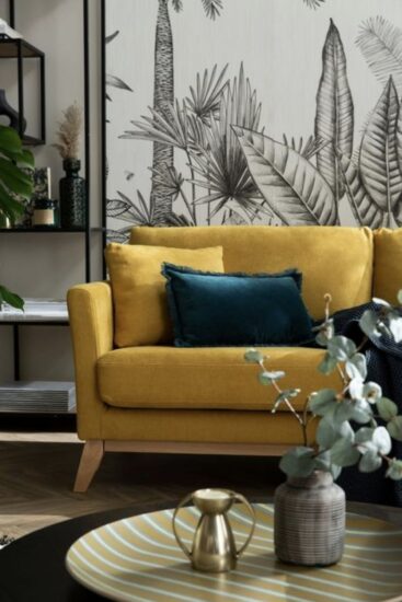 Chaleur et douceur: Sublimer votre décoration avec du jaune moutarde