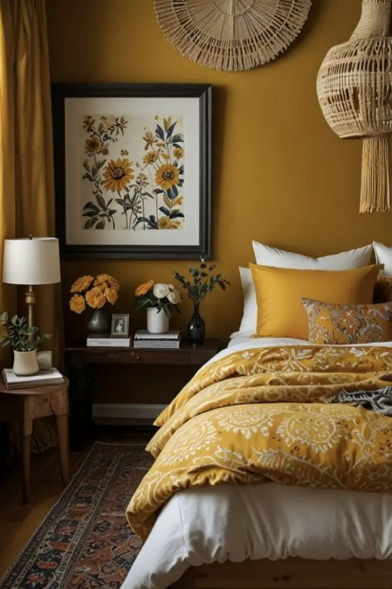 Chaleur et douceur: Sublimer votre décoration avec du jaune moutarde