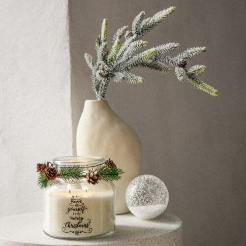 Bougies De Noël Décoratives - Lot De Bougies Neuves Pour Ambiance Festive