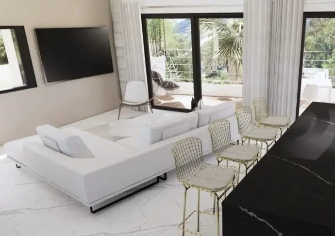 achat sur plan modélisation 3D intérieur Casabiance