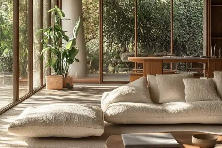Équilibre et simplicité: mélange du style minimaliste et nature