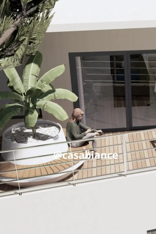 modélisation d'une villa en 3D pour imaginer les espaces et la décoration Casabiance achat maison sur plan solution gain de temps