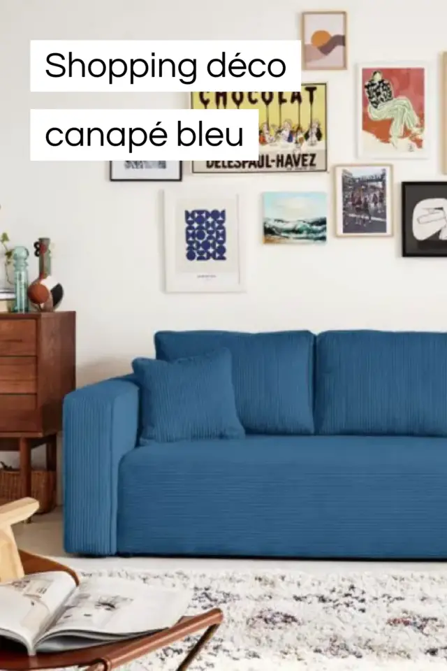 décorer son intérieur avec du bleu sélection de canapés modernes pour le salon 